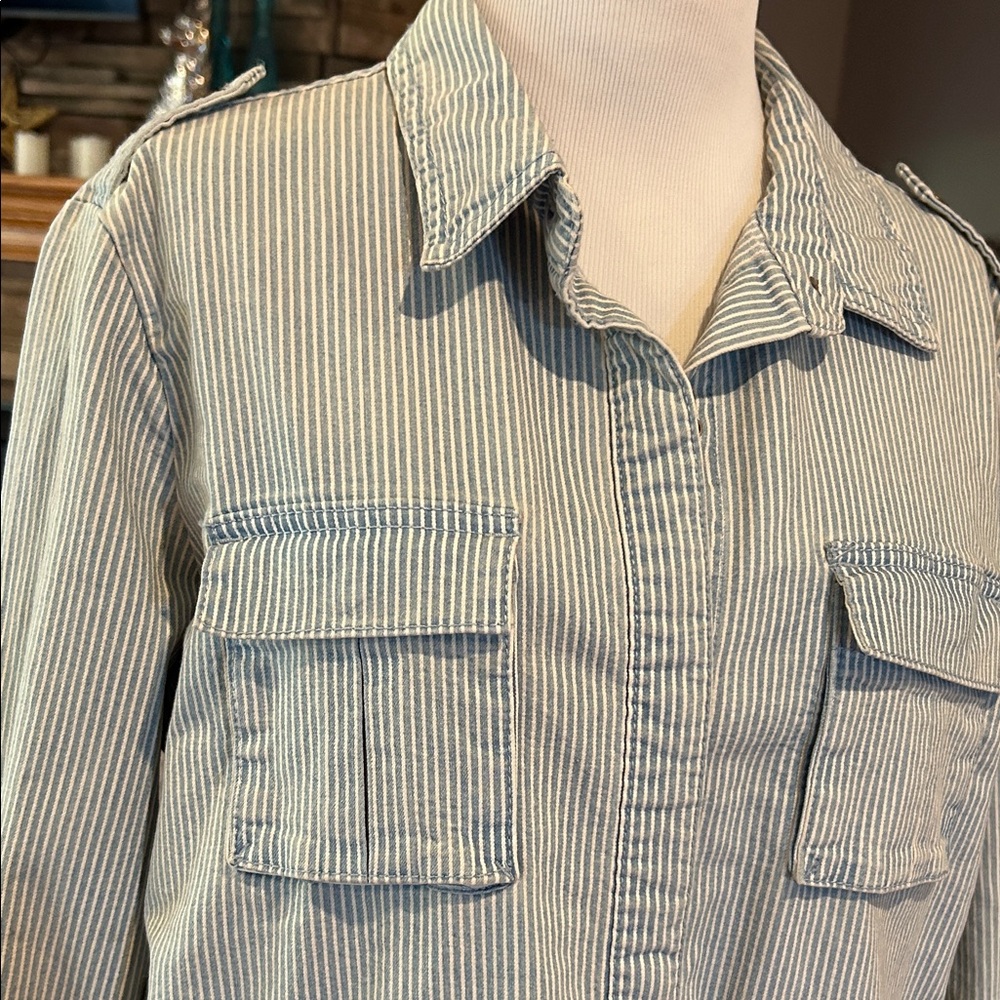 Universal Thread Womens Striped Jacket - image 2